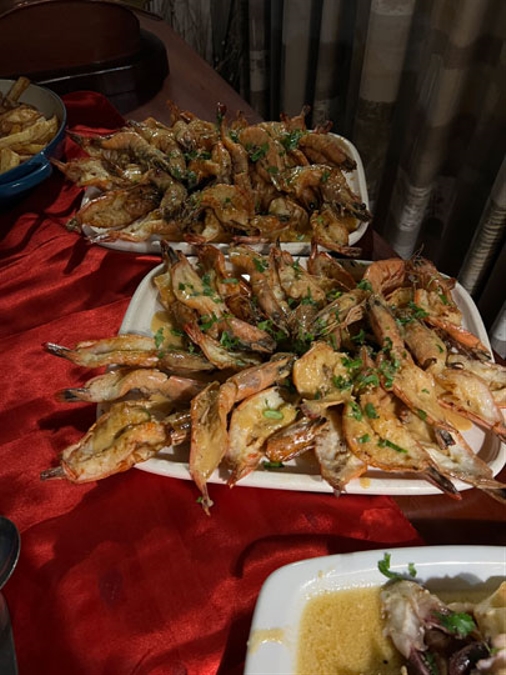 Food Platter with Prawns