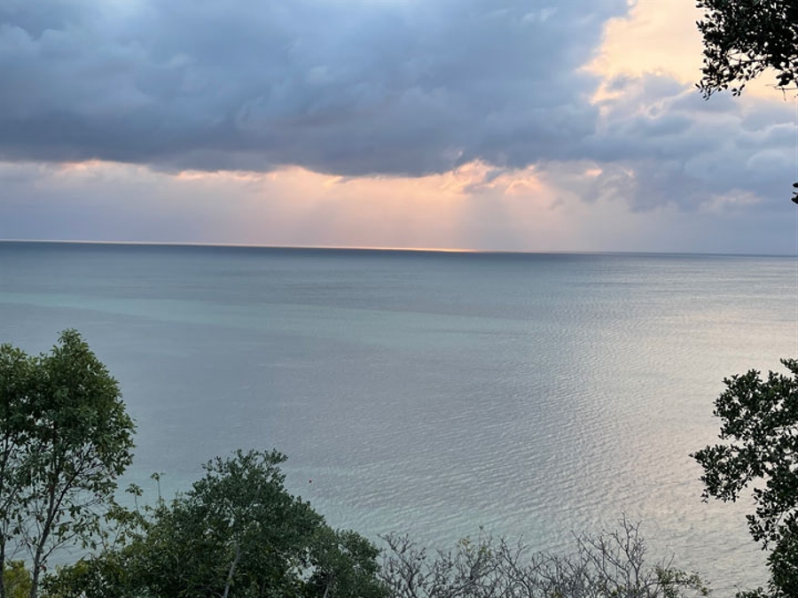 View of the sea