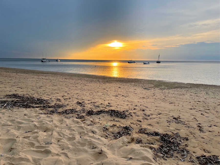 Island Beach Sunset
